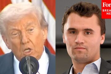 Trump’s Voice Cracks Reading Off Charlie Kirk’s Birthday: ‘He Should Have Been Turning 32 Years Old’